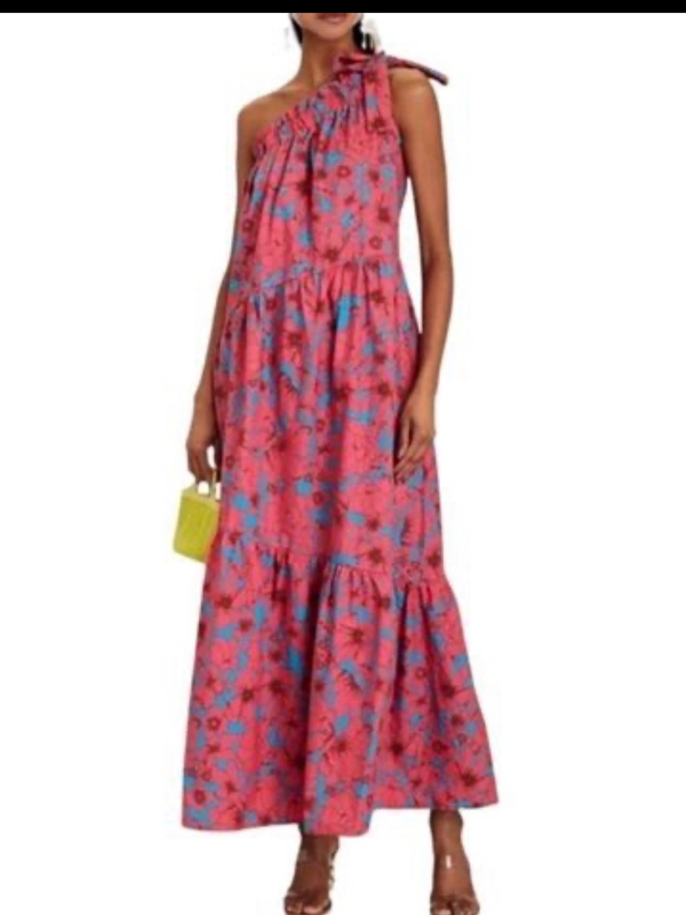 Xirena Angeline Formentera Pink Floral Tiered Skirt NWT